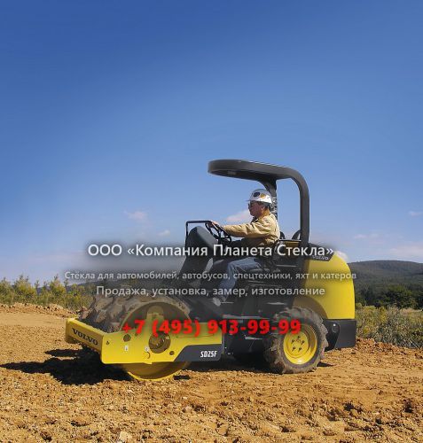 Стекло для грунтовых катков Volvo SD25F