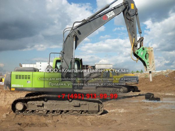 Стекло для гусеничных экскаваторов XCG 230LC-8