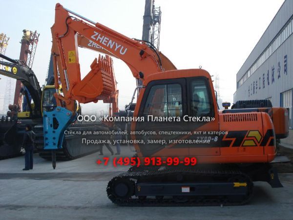 Стекло для гусеничных экскаваторов ZHENYU ZY 80